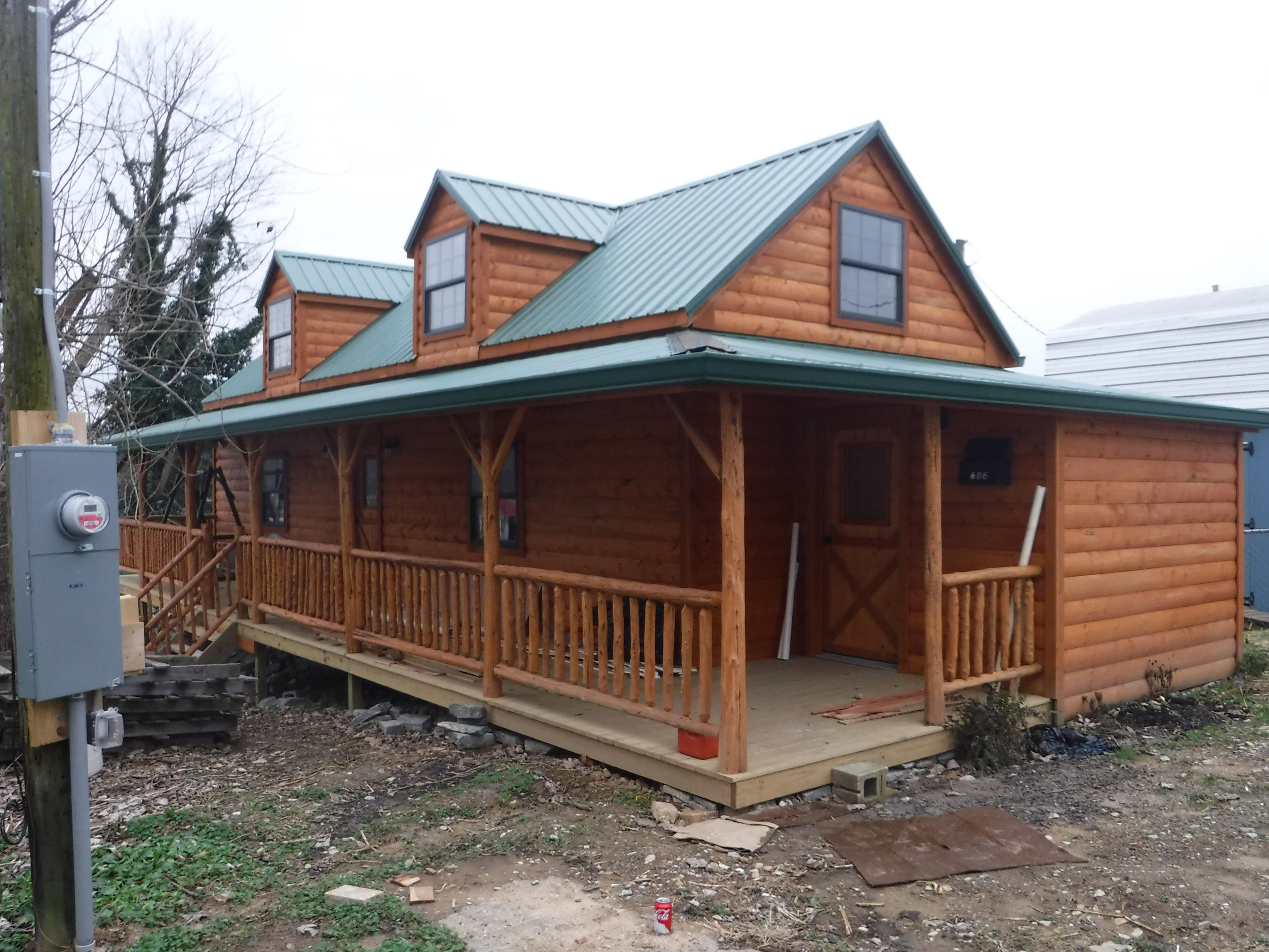 Cabin with porch