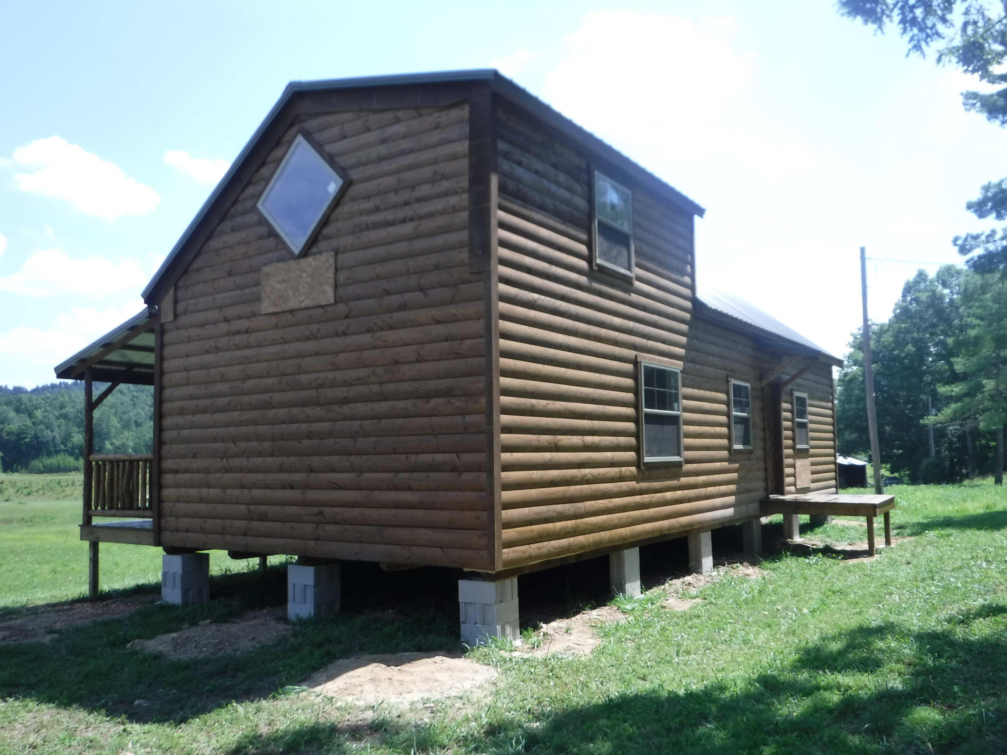 custom cabin rear view