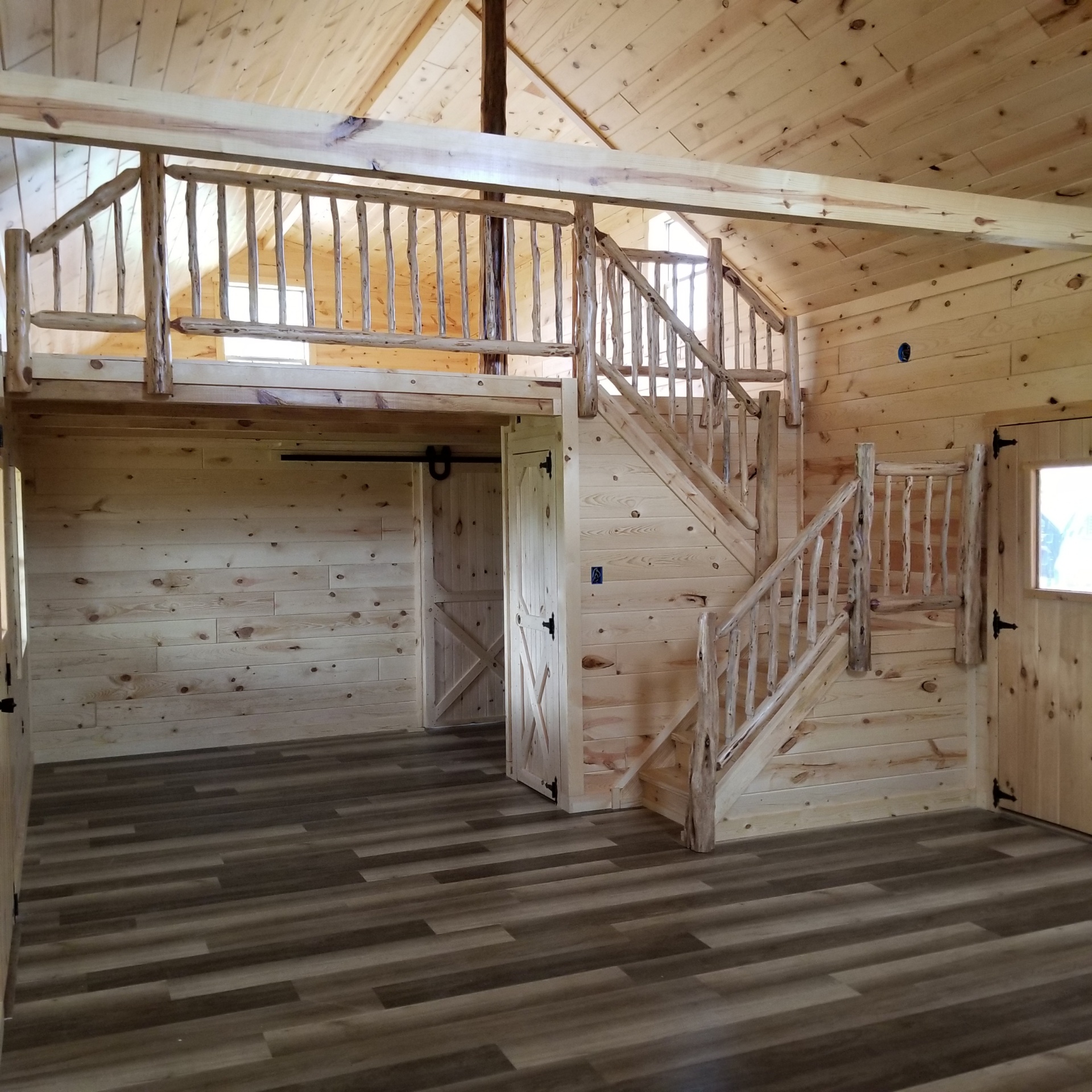 Inside view of steps