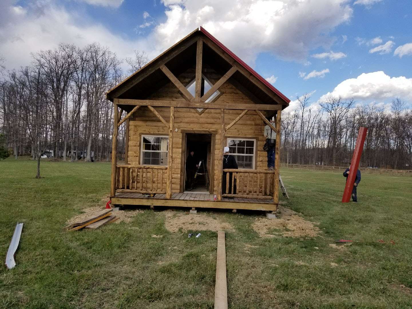 Front of cabin