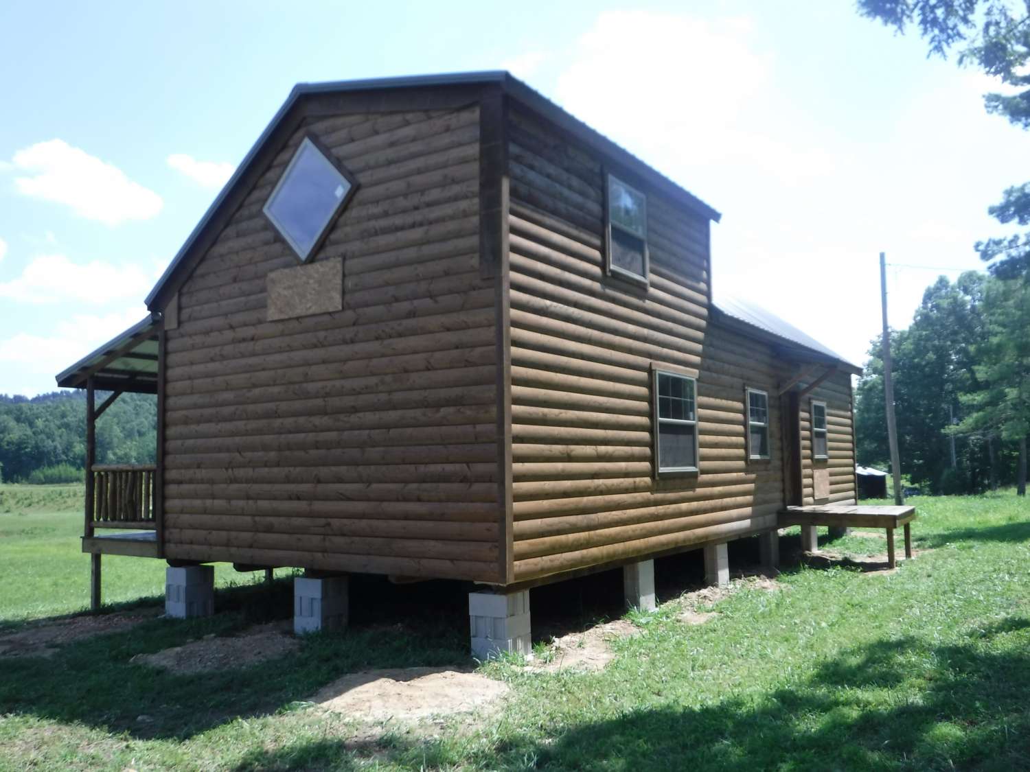 custom cabin rear view