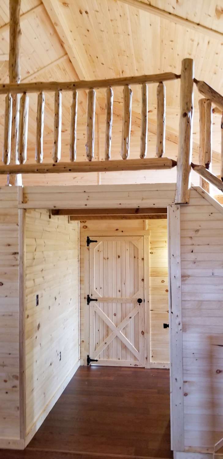 Floor to Ceiling View Including the Loft