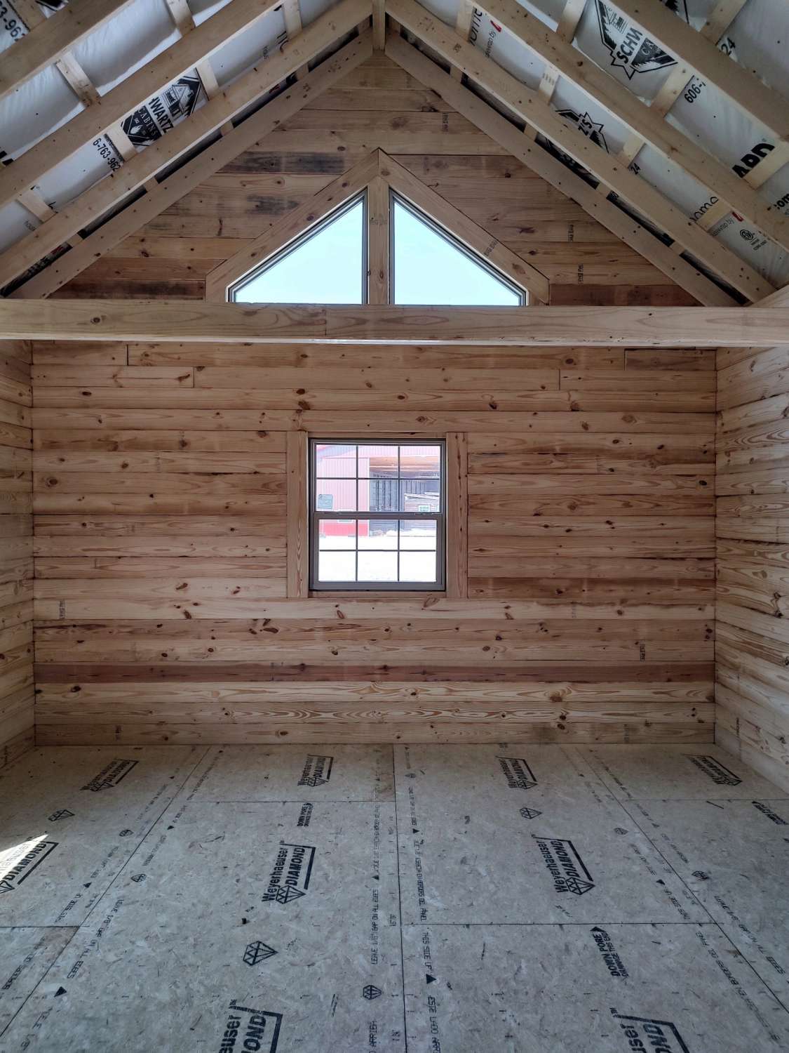 Cabin inside end view